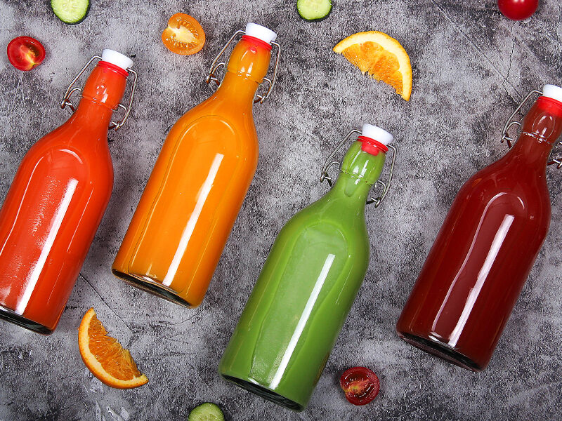 Swing Top Glass Bottles for Kombucha
