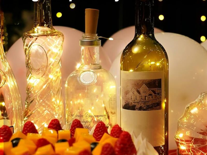 Decorative LED Glass Bottle Lamps