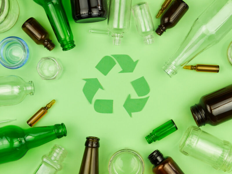 Glass Bottle Upcycling
