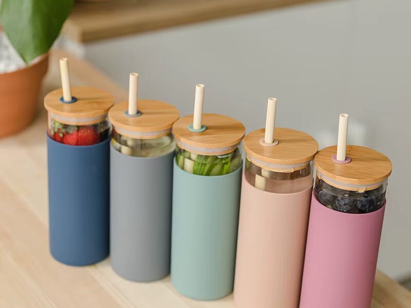 Glass Bottle and Silicone Sleeve