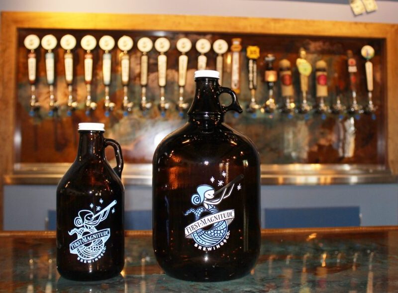 Craft Beer Glass Growler Bottles