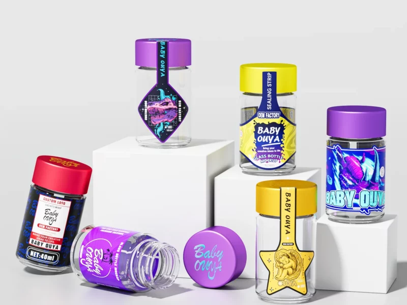 children-resistant glass containers