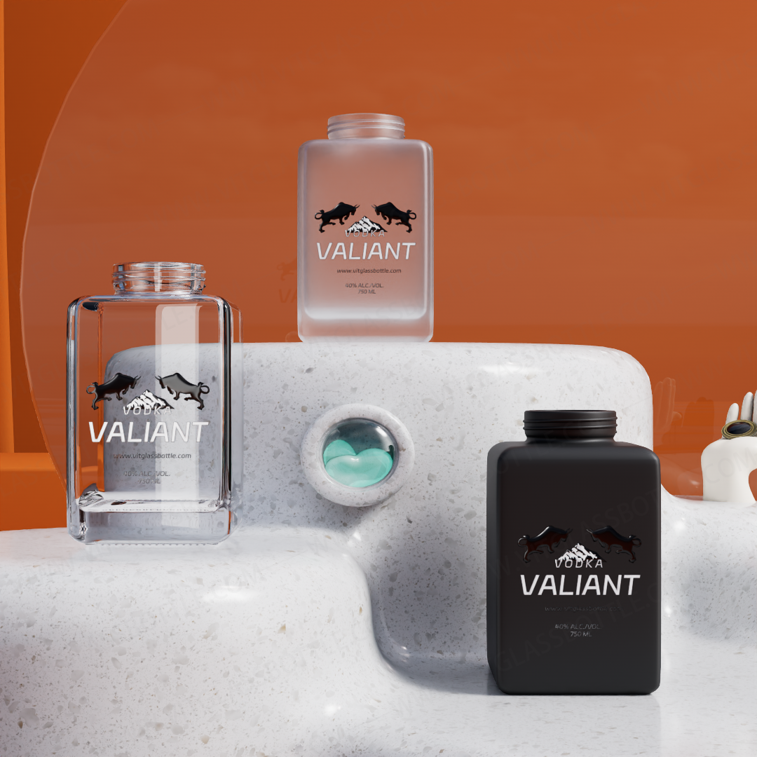 Glass Bottles that are Heat-Resistant with Logo