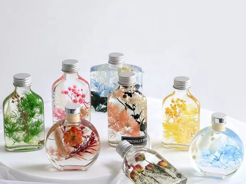 Glass Bottles with Aluminum Caps