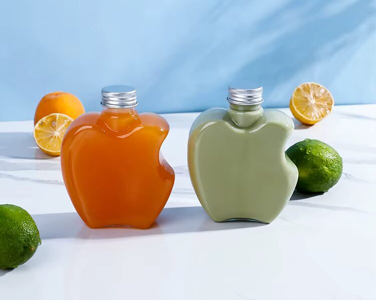 Apple Shaped Glass Bottle