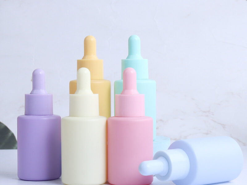 Flat Shoulder Glass Bottle