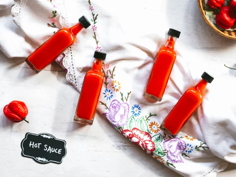 Glass Hot Sauce Bottles
