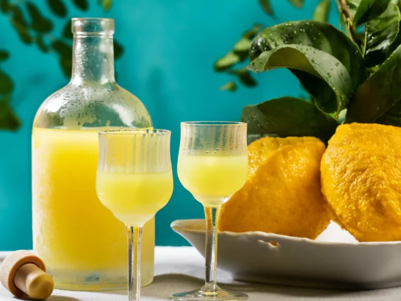 Limoncello Glass Bottle