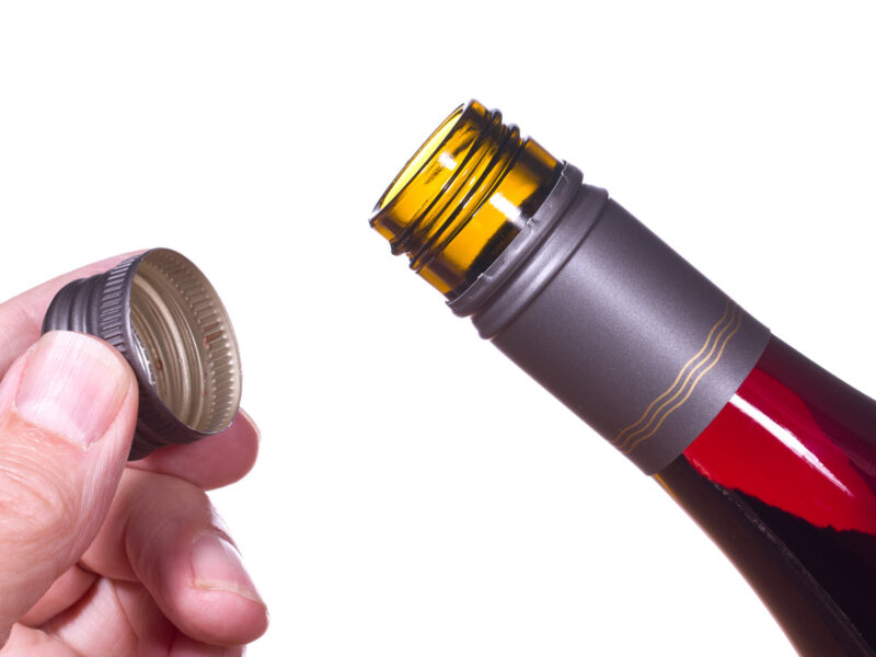 Glass Bottle with Screw Cap