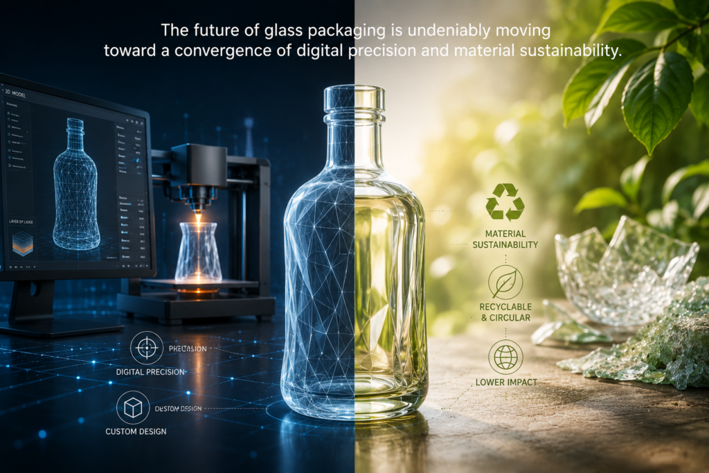 3D printed glass