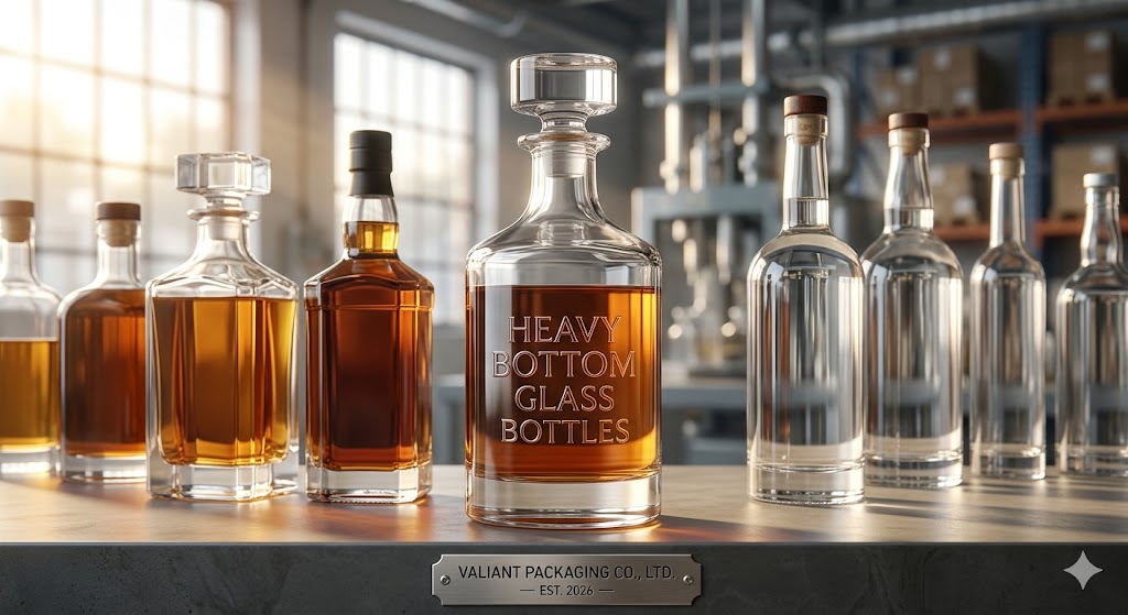 Heavy Bottom Glass Bottles