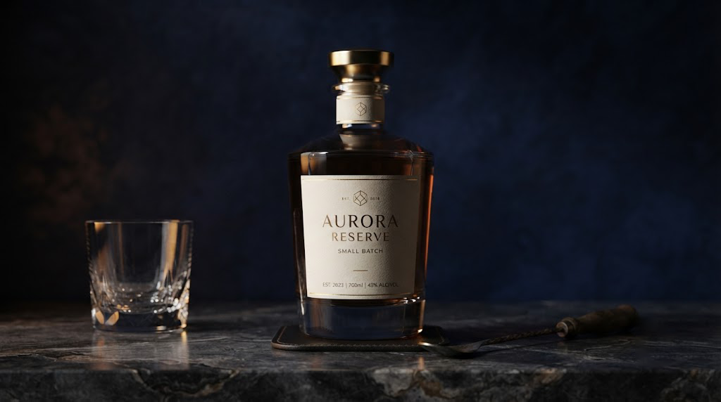 custom whisky bottle