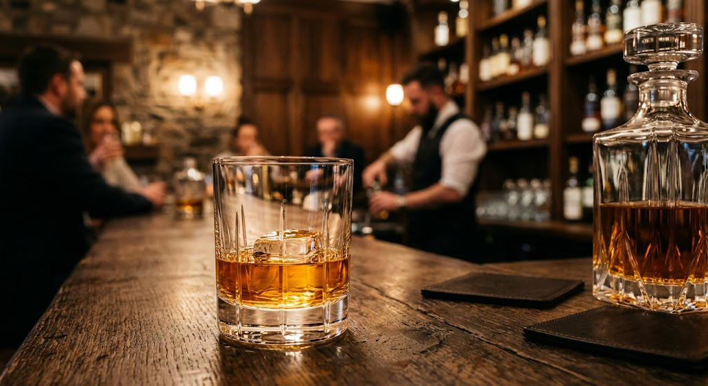 customized whisky bottle