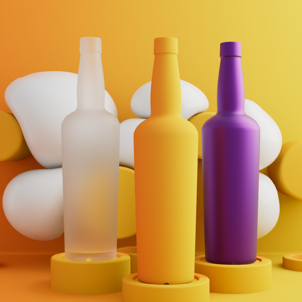 clear glass containers