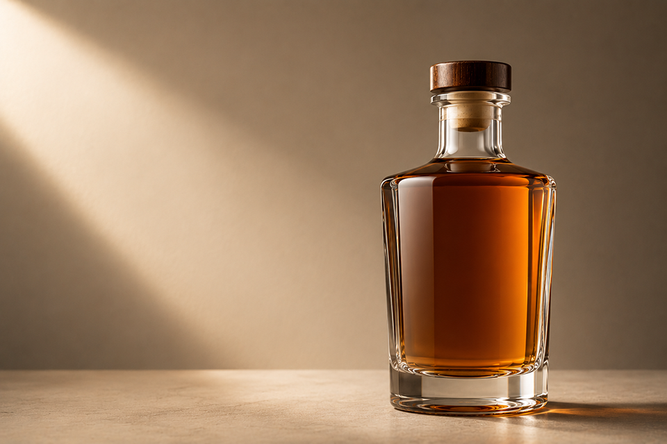 custom whisky bottle
